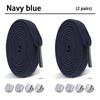 2Pair Double-layer elastic 8mm Flat Shoelace Shoes Accessories No Tie Shoe laces Quality Elastic Laces Sneakers Tennis Shoelaces