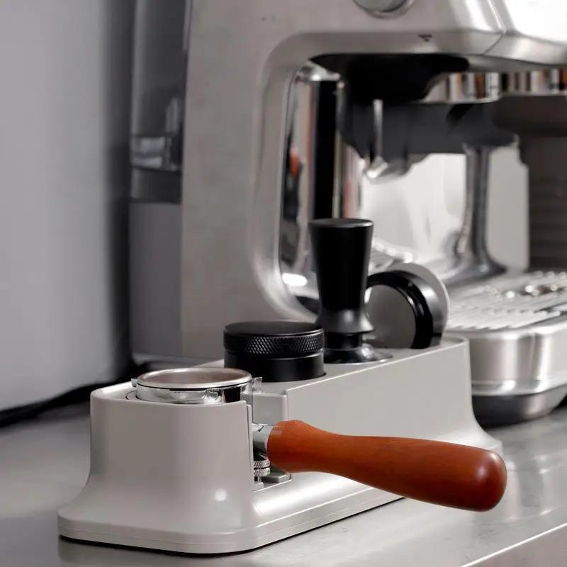 51-58mm Kaffee Tamper Station Halter Kaffee Siebträger Verteiler & Puck Sieb Organizer Ständer Barista Espresso Zubehör