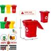 Charmante Mülleimer-Spielzeug Müllwagen-Mülltonne Mini Bordsteinmülleimer Für Kinder