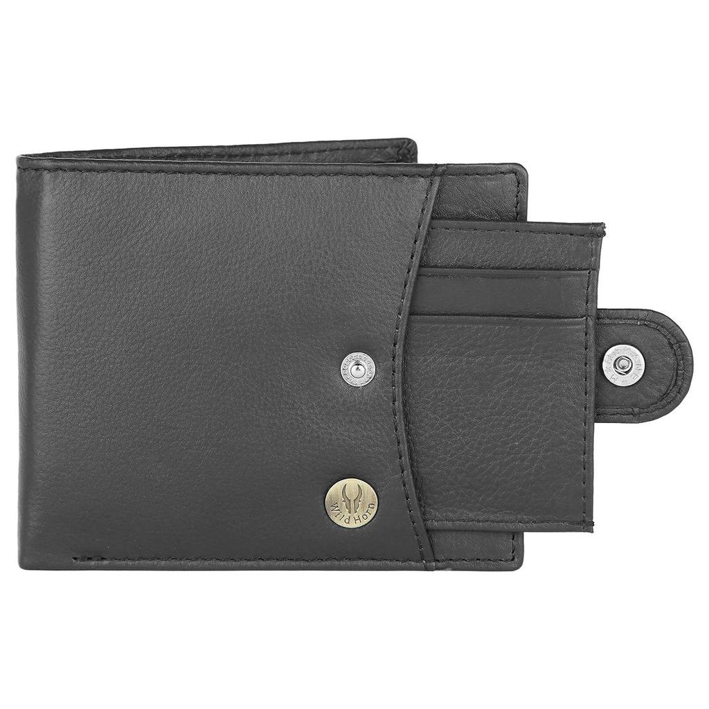 Leather Wallet for Men (Jade Black)