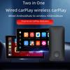 Wireless 2-in-1 Car-mounted Navigation Music Radio Box with Android Auto and Apple CarPlay