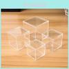 Acrylic Transparent Square Plastic Storage Box With Lid For Jewelry Makeup Display Candy