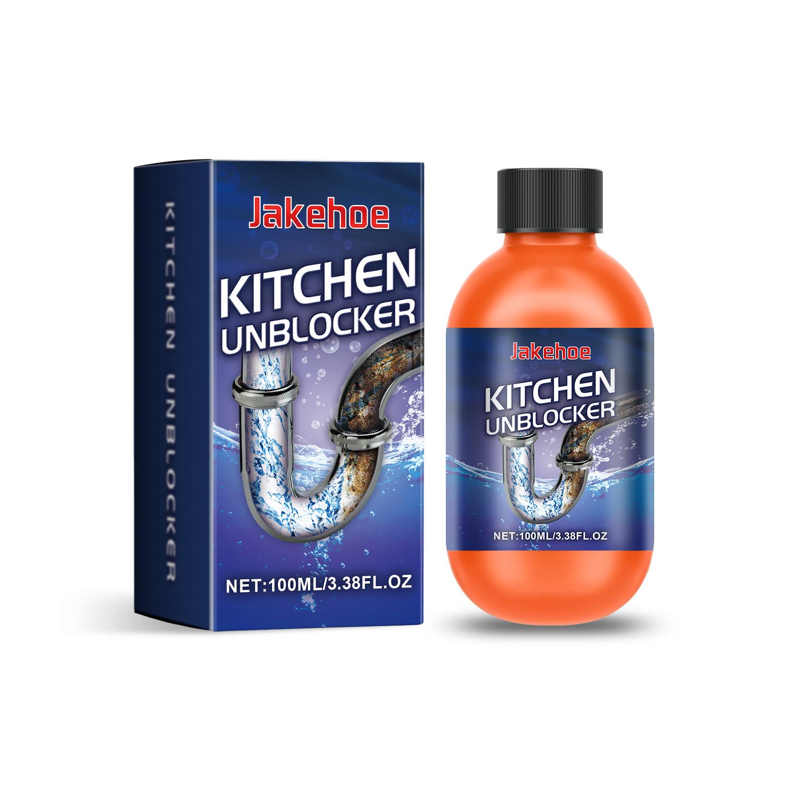 All-in-One Pipe Dredging Agent: Unclogs Sinks, Toilets, and Sewers 100ml