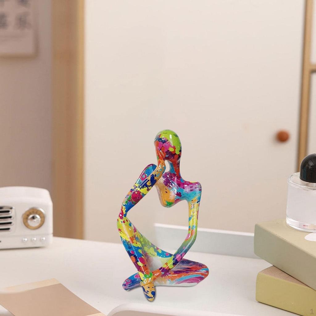 Abstract Thinker Figurine for Home Display And Decor