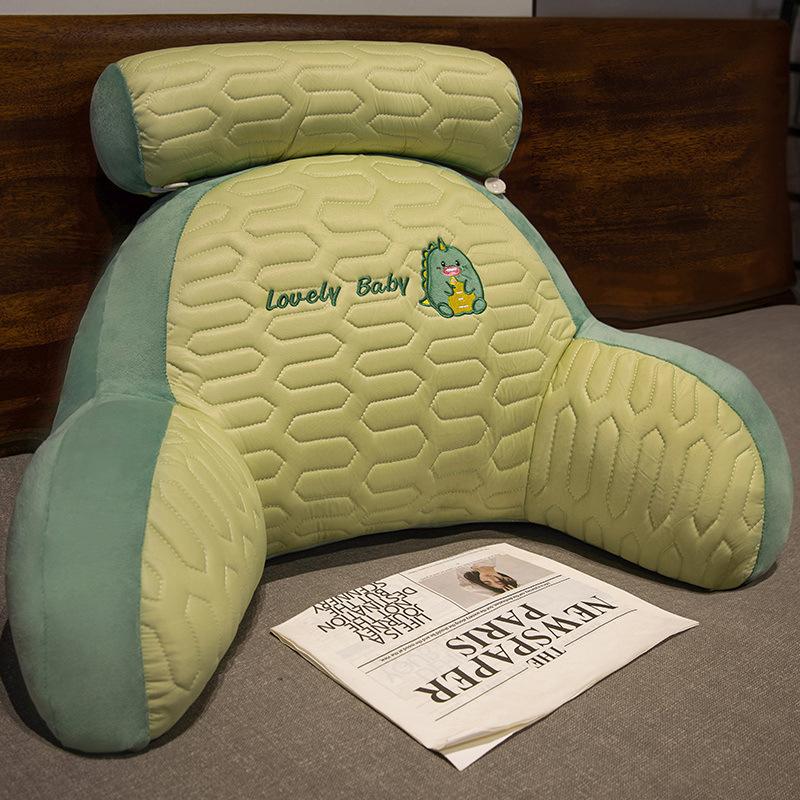 Ice Silk Pregnant Women's Bedside Cushions, Waist Pillows, Large Backrest Sofa Pillows, Bed Reading Bed Pillows,pillow