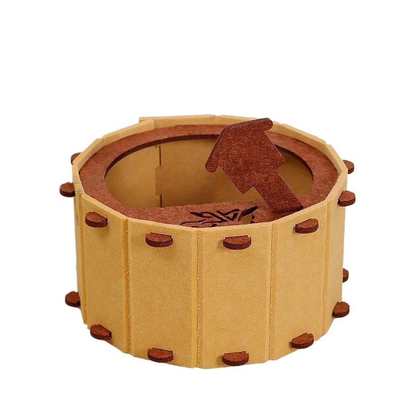 Hot Spring Felt Cat Nest Semi-enclosed Large Space Felt Kitten Beds Wear-resistant Cat House Hiding Cave Pet Cat Bed Furniture
