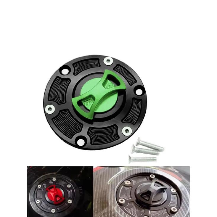 CNC Aluminum fuel tank cap cover For Kawasaki Ninja 250 300 EX250 EX300 ER250 ER300 Z250 Z300 Oil Cap Accessories
