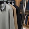 Soft And Comfortable Men'S Fake Two-Piece Autumn Solid Color Simple Quality Long Sleeve T-Shirt Classic Versatile Trend Menswear