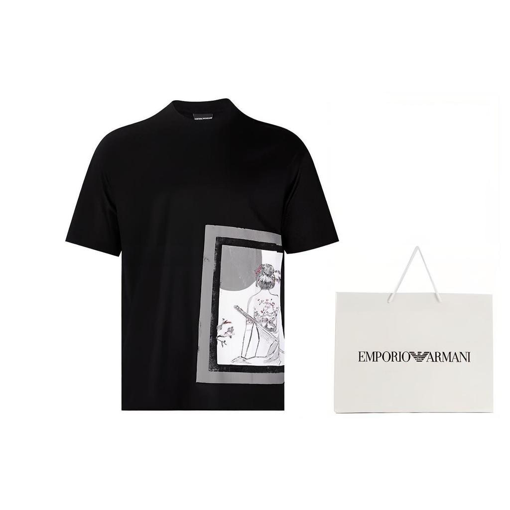 Emporio Armani T Shirt Men's Black 3D1T98-1JUVZ-0026