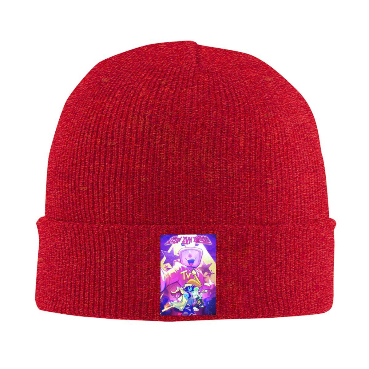

Deltarune Tenna TV Time Warm Knitted Cap Winter Knit Bonnet Hat Skullies Beanies Hip Hop Caps for Unisex One Size