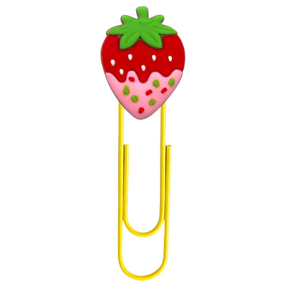 

Cherry Cartoon Creative Bookmark Paperclip - Large Decorative Office Supplies