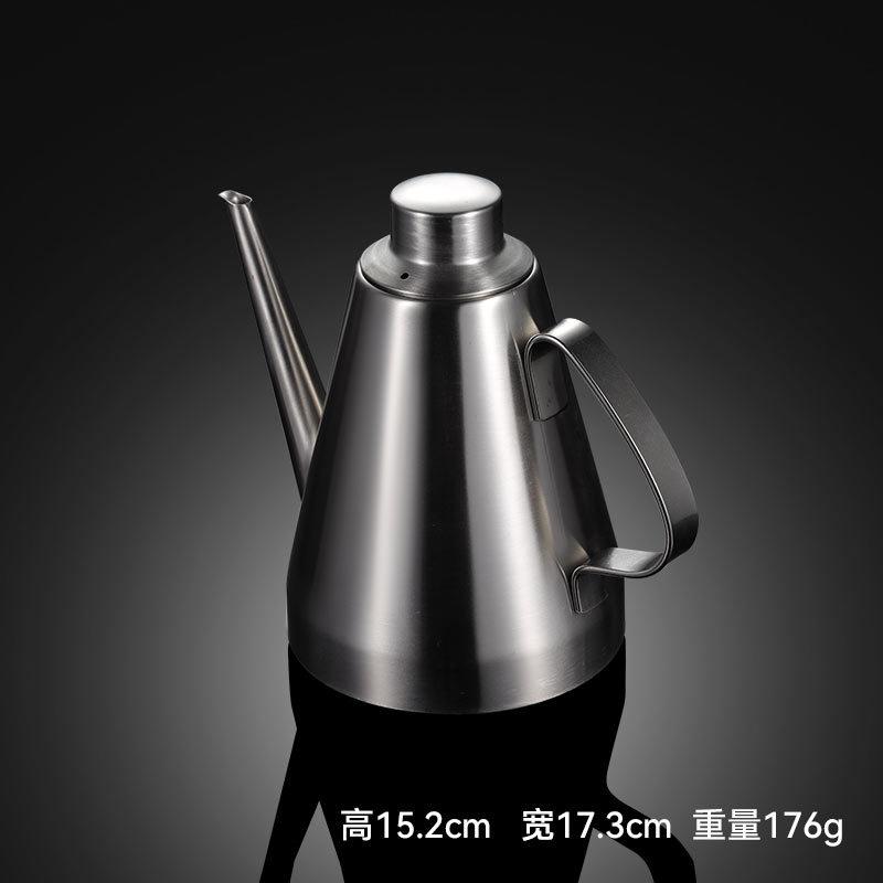 304 stainless steel gentleman oil pot multi-specification anti-drip oil bottle sauce bottle kitchen practical gadget housewarming