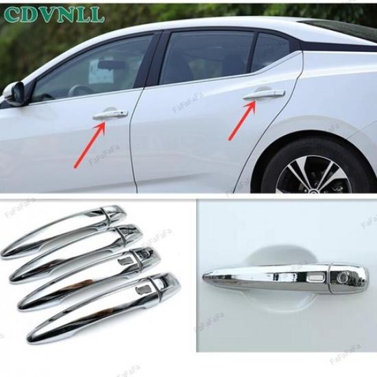 For Nissan Altima   - ABS Chrome Car door Handle Cover Trim 8pcs