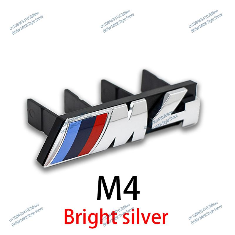 3D ABS Εμπρόσθιο Σήμα Γρίλιας για BMW M1 M2 M3 M4 M5 M6 M7 M8 Γυαλιστερό Μαύρο Χρωμιωμένο Λογότυπο Γραμμάτων Αξεσουάρ E90 F30 G20 F20 E46