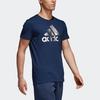 Men's Adidas Sports Short Sleeve Blue T-Shirt CV4508