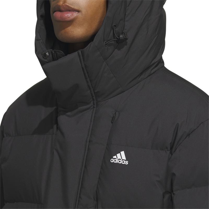 adidas Down Jackets Men's Black Hooded Moderate Other IW0779