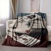 1Pc Cards Fantasy Flannel Blanket, Soft And Comfortable, Casual Warm, Camping Travel, Christmas, Halloween Xmas Gift S1633