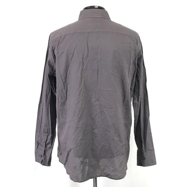 USED/DURBAN Long Sleeve Dress Shirt Men’s 43-86 Gray Made In Japan