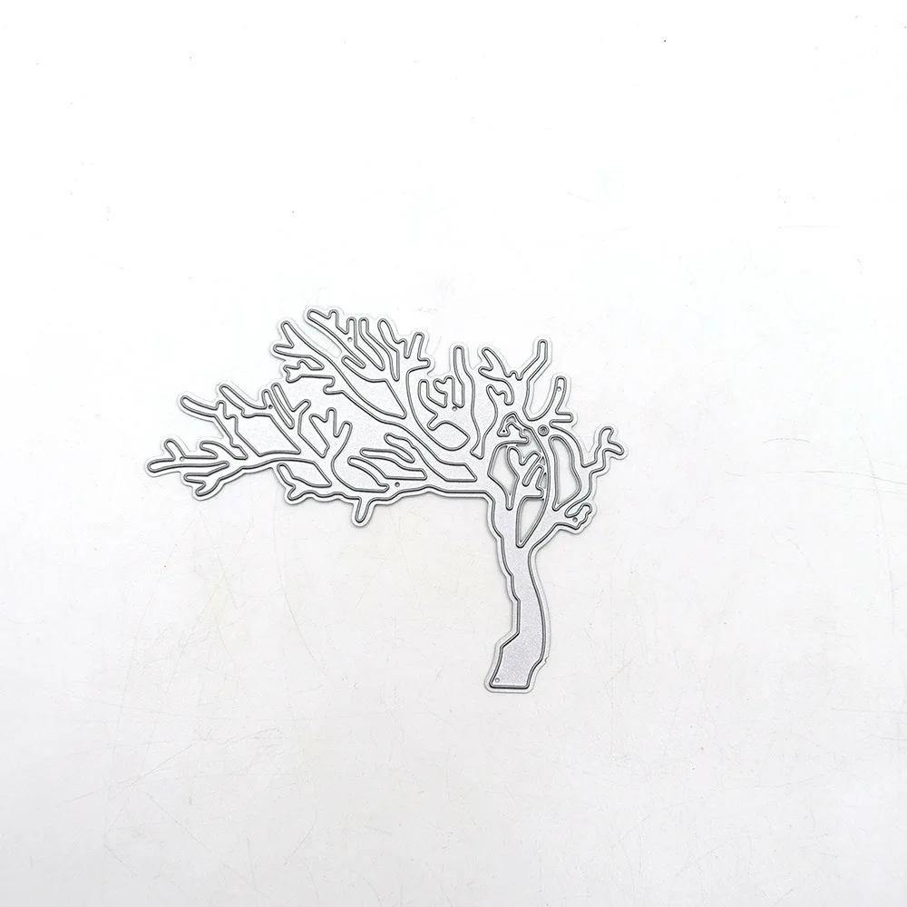 Scrapbooking DIY Tree Metal Cutting Dies Carbon Steel Puzzle Embossing Die.