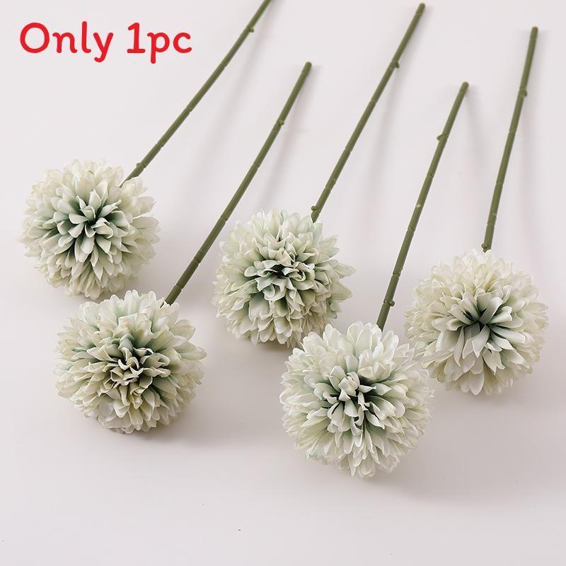 Chrysanthemum Ball Silk Artificial Flower For Wedding Party Home Decor Photography Prop