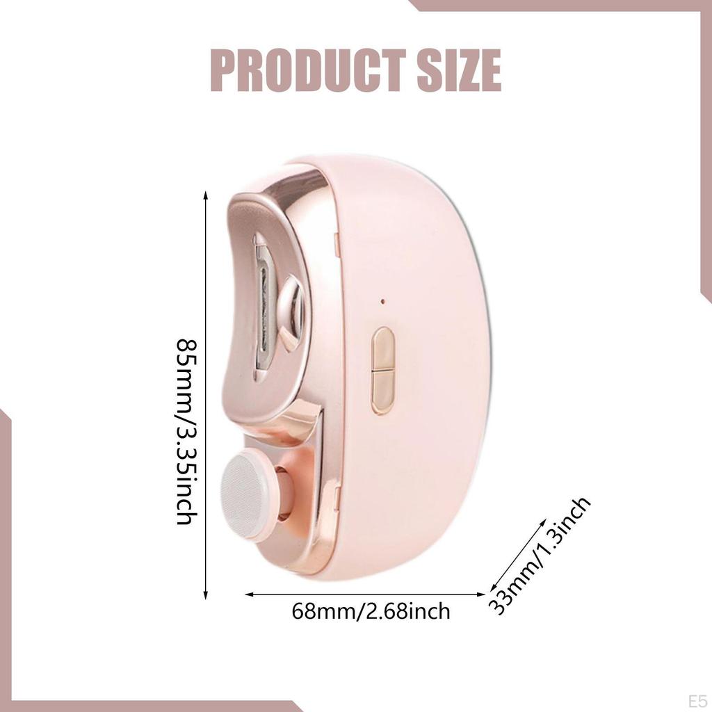 Electric Automatic Nail Fingernail Lightweight Trimmer for Weak Hands Seniors Kids