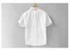 Men's Summer Short-Sleeve Cotton Shirt - Comfortable, Breathable, Business Casual