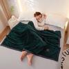 Flannel Fleece Blanket Office Nap Blanket Air-Conditioning Throw Coral Fleece Bed Sheet Blanket Lunch Break Blanket