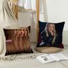 Singer Hilary Duff Mature Pillow Case Office Cushions Suitable For Sofa Car Bedroom Decorative Cushion Cover