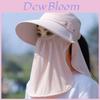 Sun Protection Hat For Women With Neck Cover Ice Silk Sunshade For Outdoor Gardening