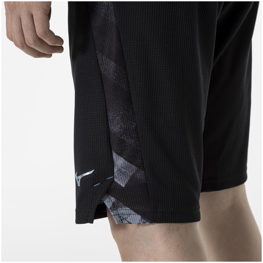 Mizuno Dry Aeroflow Training Shorts, Highly Breathable, 32MDA555, Black, Size S