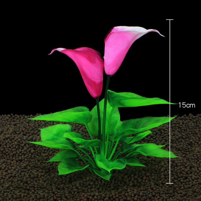 Simulation Artificial Plants Lotus Water Grass Layout Prop Aquarium Fish Tank Landscape Decoration