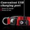 Waterproof Glowing Dog Collar with AirTag Holder, 2-in-1 Rechargeable LED Pet Collar for Night Safety & Tracking, Lasts Up to 8 Hours