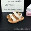 Girls' Summer New Soft-Soled Sandals for Young and Older Children with Buckle Closure