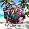 Custom Name Personalized Kpop Demon Hunter Print Umbrella, Auto Open Close, 8‑Rib Sturdy Frame, Commute Camping Hiking Use, Birthday Gift