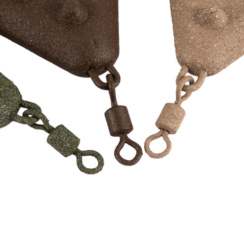 1PC 142G Ouli Fishing Fishing Lead Pendant With Rotating Ring Anti-Hanging Bottom Anti-Winding Lancet Square Lead Pendant