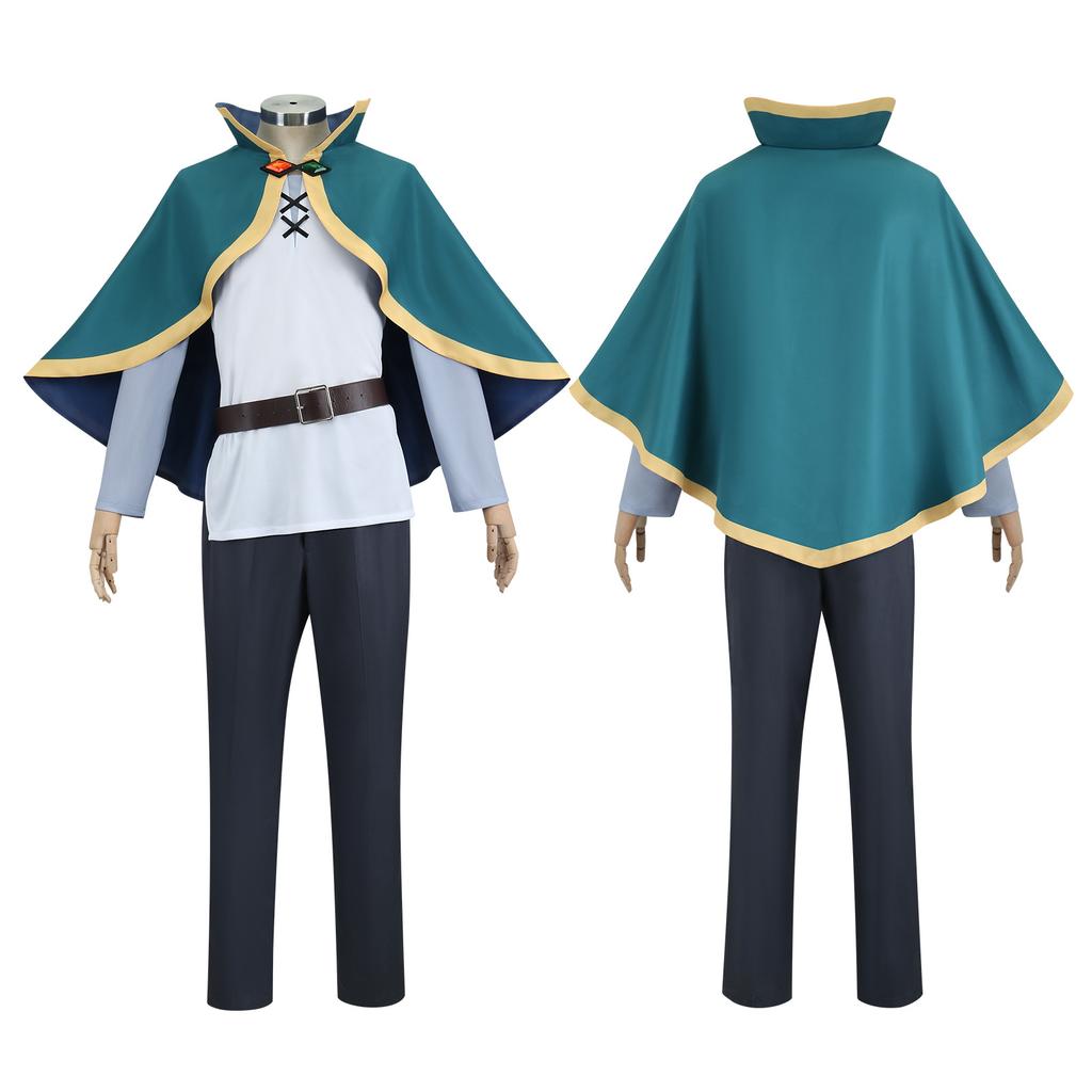 Sato Kazuma Style Cosplay Apparel Best Seller Among Anime Fans Waterproof Fabric Option Reusable for Multiple Cosplays