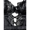 Sexy Lingerie Lace Bra And Panty Set Exotic Costumes Sensual Transparent Lace Erotic Apparel Porn Sex Outfit Top and Briefs