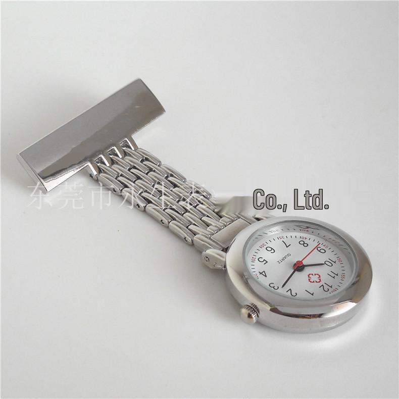 

Alloy T-Type Nurse Watch with Silicone Strap - Fashionable Medical Pendant Watch