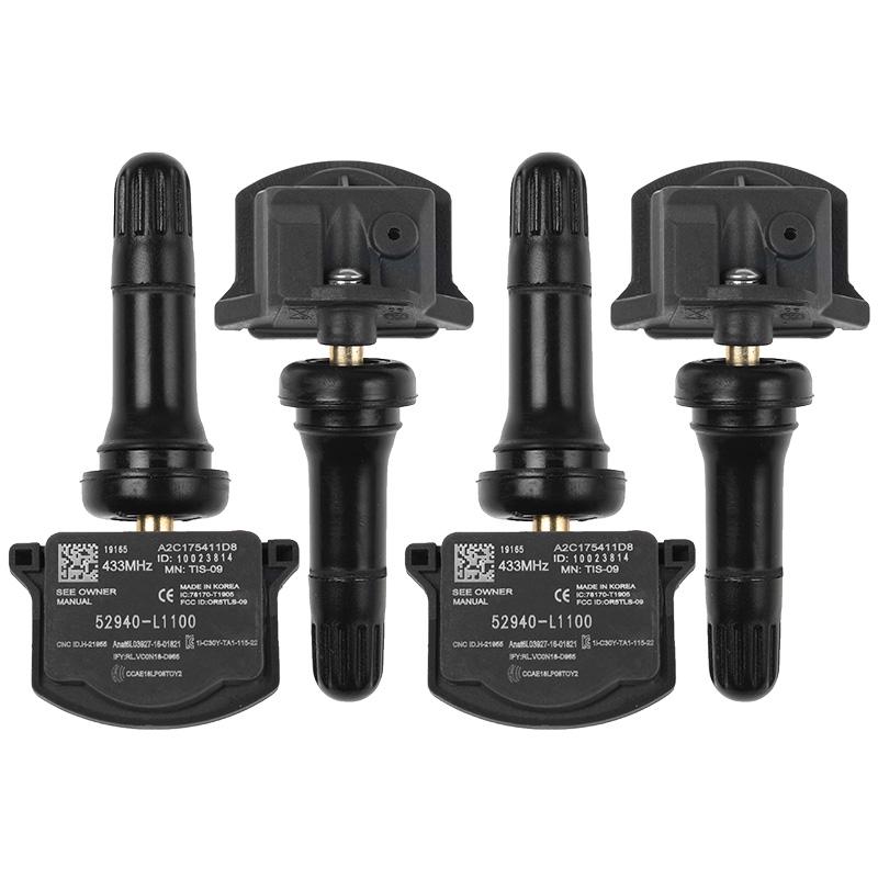 

52940-L1100 52940L1100 новый датчик контроля давления в шинах для KIA-Seltos Hyundai-Sonata 2019-2020 433 МГц TPMS датчик 4PCS