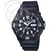 Uyumlu Saat Casio Collection MRW-200HJ-1BJH Erkek Siyah Koruyucu Film Yüksek şeffaflık Tekrar...