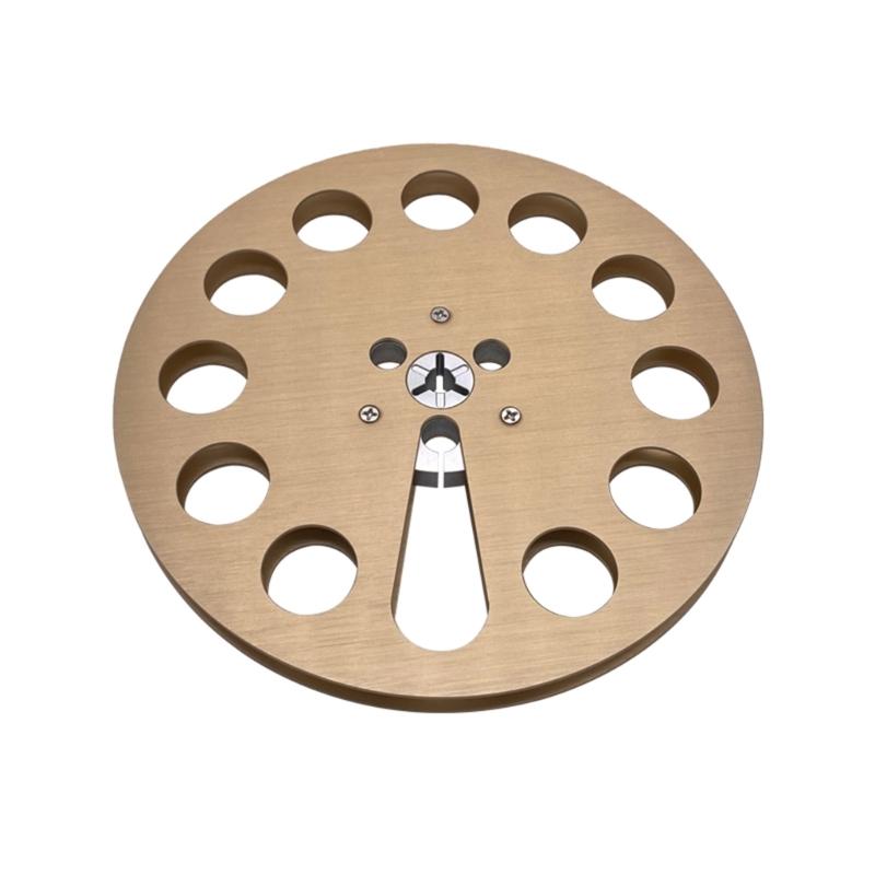 7Inches Magnetic Tape Spool Aluminum Tape Reel with 12 Holes Open Reel Audio Aluminum Takeup- Reel 7'' Multi-Color