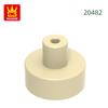 Non-Toxic 763Pcs/Lot 20482 Round 1 X 1 With Bar And Pin Block Moc Color Accessories Compatible With Brick Diy Children Toy Assembly
