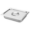 Edelstahl Food Tray Restaurantqualität Brotform Buffet Metallplatte Kantinenbecken Speiseteller Servierplatte Catering