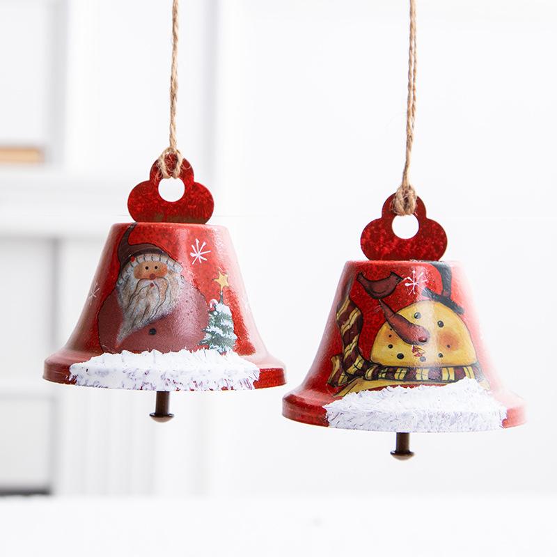 Christmas Bell Hanging Santa Bell Jingling Bell Lightweight For Gift-Giving Office Decor Holiday Decor