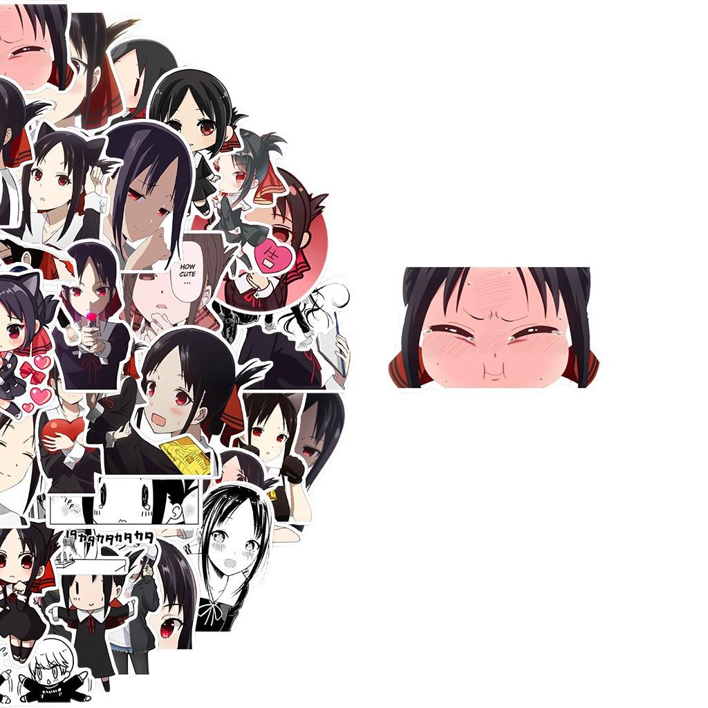54-Piece Japanese Anime Manga Graffiti Stickers for Suitcases, Skateboards, Water Cups, and Notebooks
