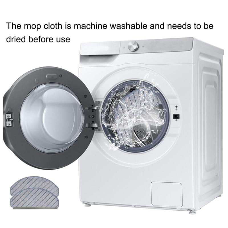 Sweeping Robot Side Brush Sweeping Robot Spare Part Mop Cloth Main Brush Replacement Accessories Plastic Texture