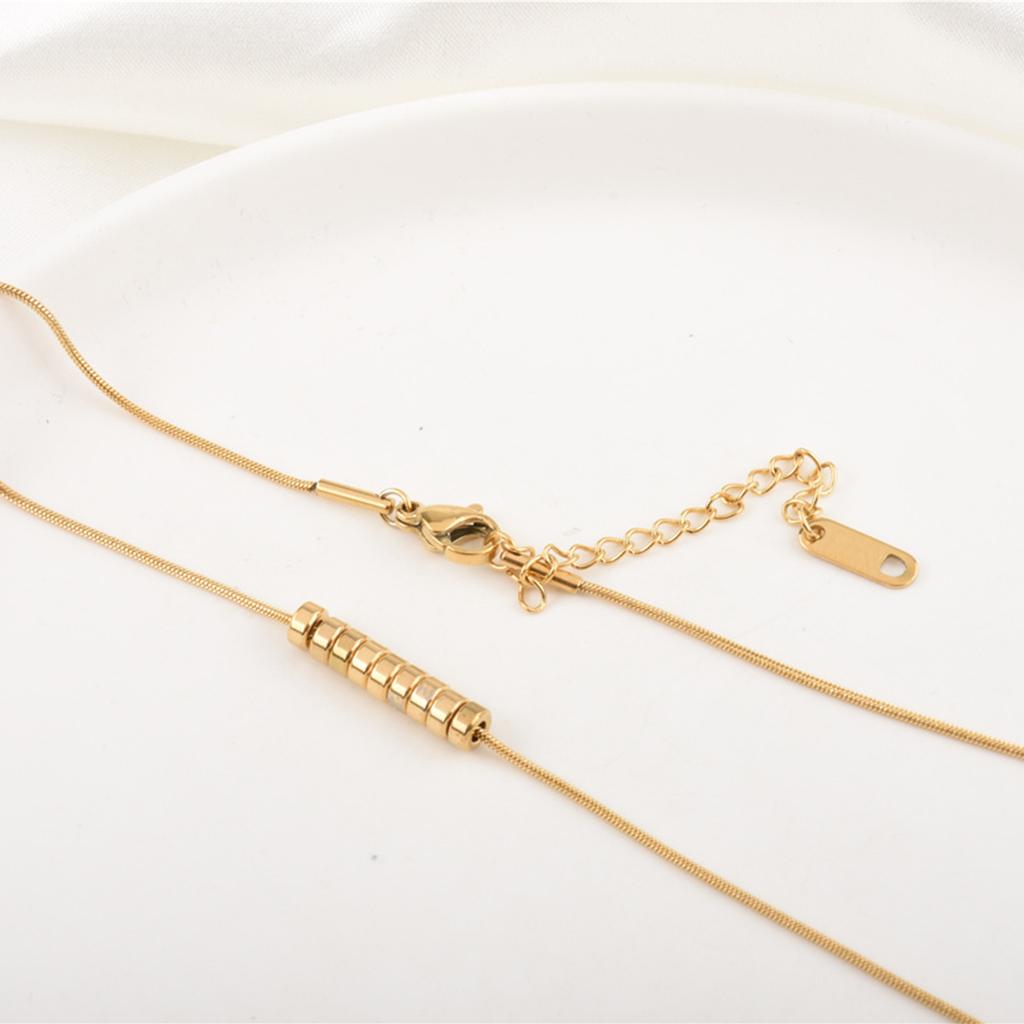Beads and Round Bead Necklace for Women with Light Luxury Niche Design Clavicle Chain Simple