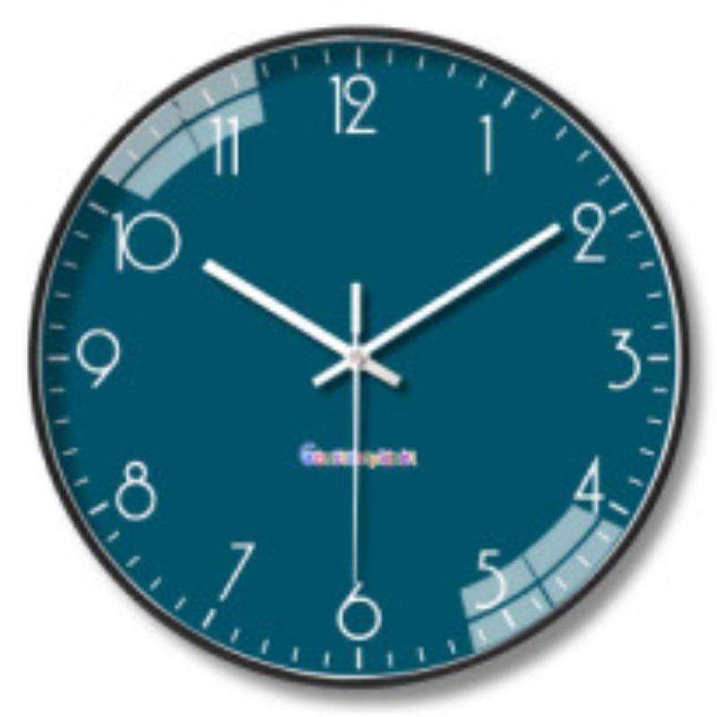 12-Inch 30Cm Creative Modern Wall Clock Living Room Stylish Bedroom Clock Mute Decorative Wall Clock
