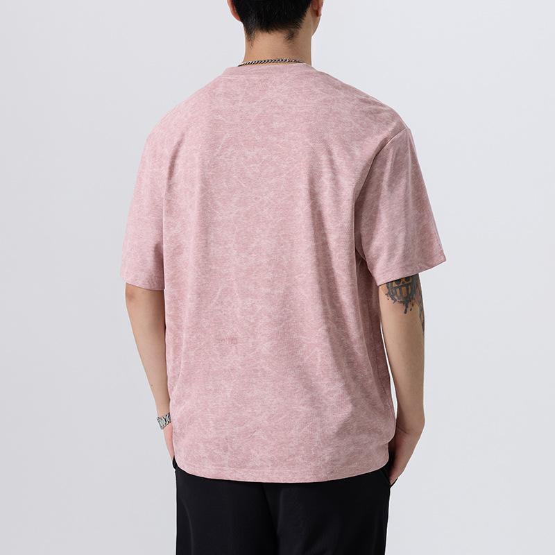 Updated American Everyday Short-sleeved T-shirt for Men In Summer