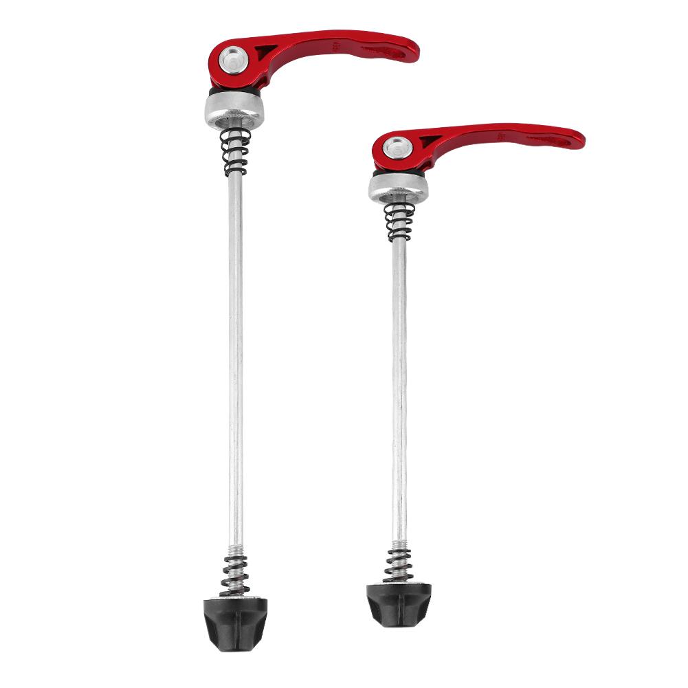 

1 Pair Mountain Bike Skewers Road Bicycle Quick Release Front Rear Axle Skewer Set красный